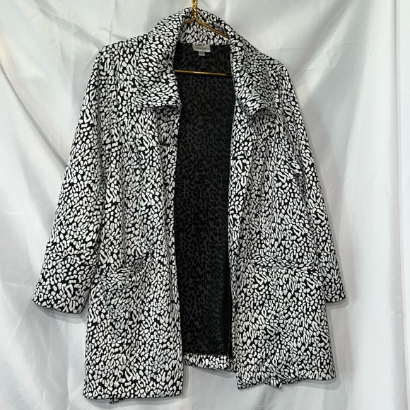 Black & White 3/4 length Jacket - Picture 1 of 6